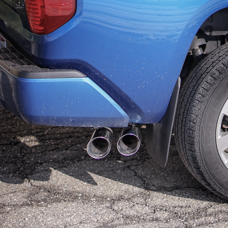Toyota Tundra Performance Exhaust - Stainless Works - Legend Catback with Dual Mufflers - Polished - `14-`20